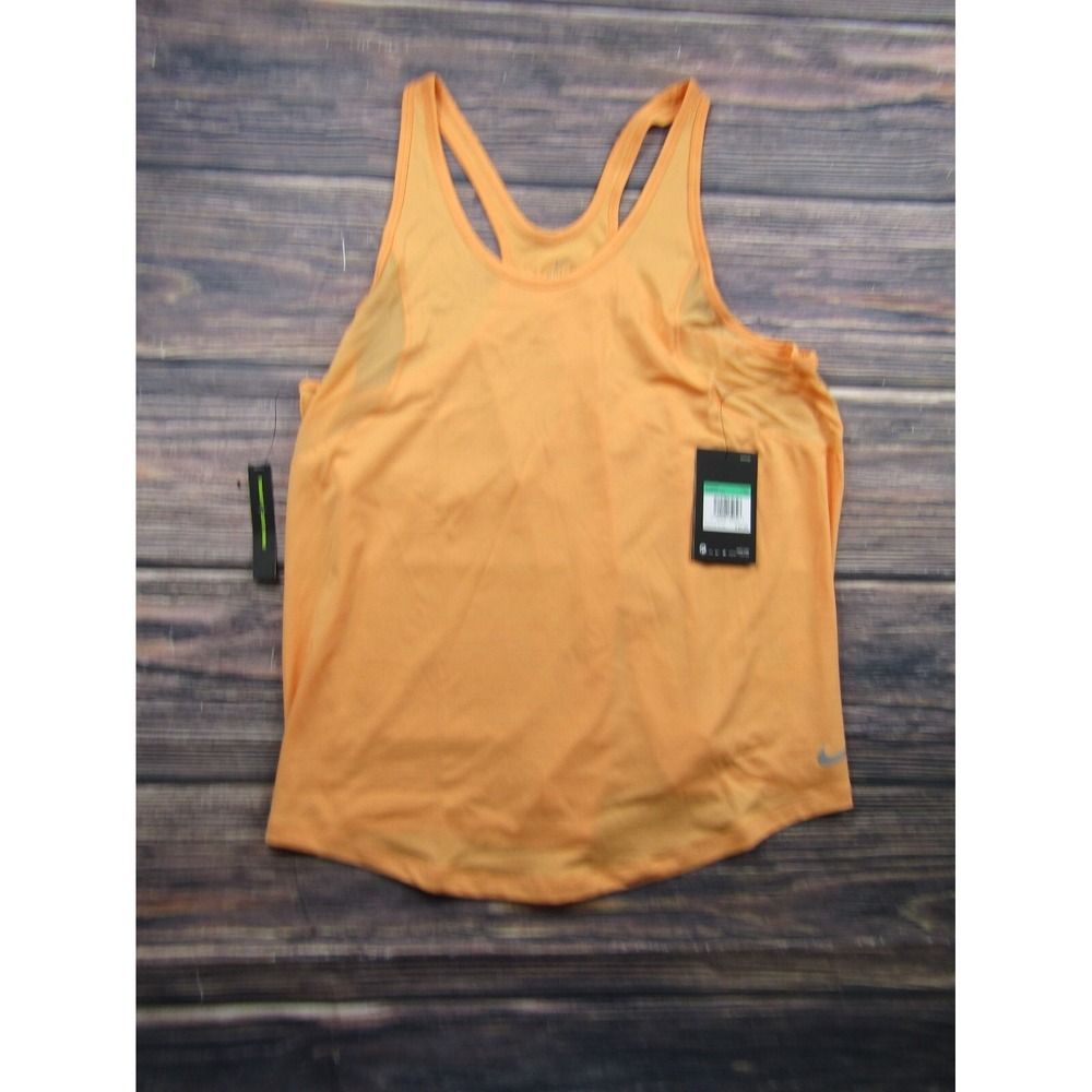 Nike NEW Womens Size XL Orange 10K Running Tank Top AJ4112 NWT Training